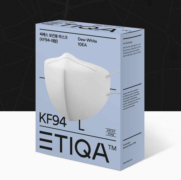 보건용마스크 KF94 화이트/블랙
